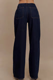 Caitlin Mid Rise Denim Jeans Indigo Blue