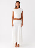 Liana Asymmetrical Top White