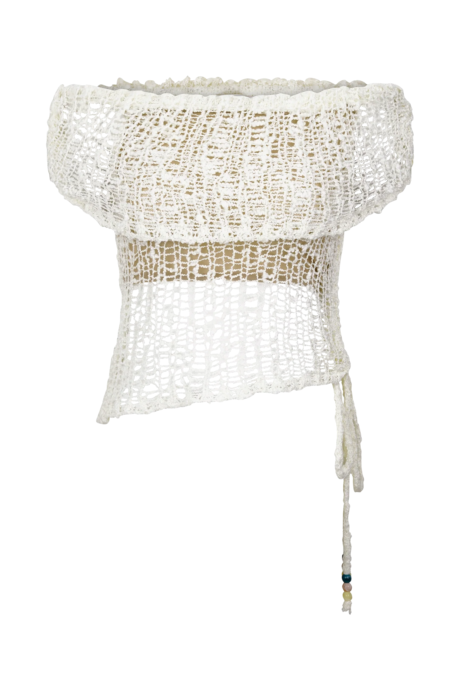 Cordelia Off Shoulder Knit Top Ivory