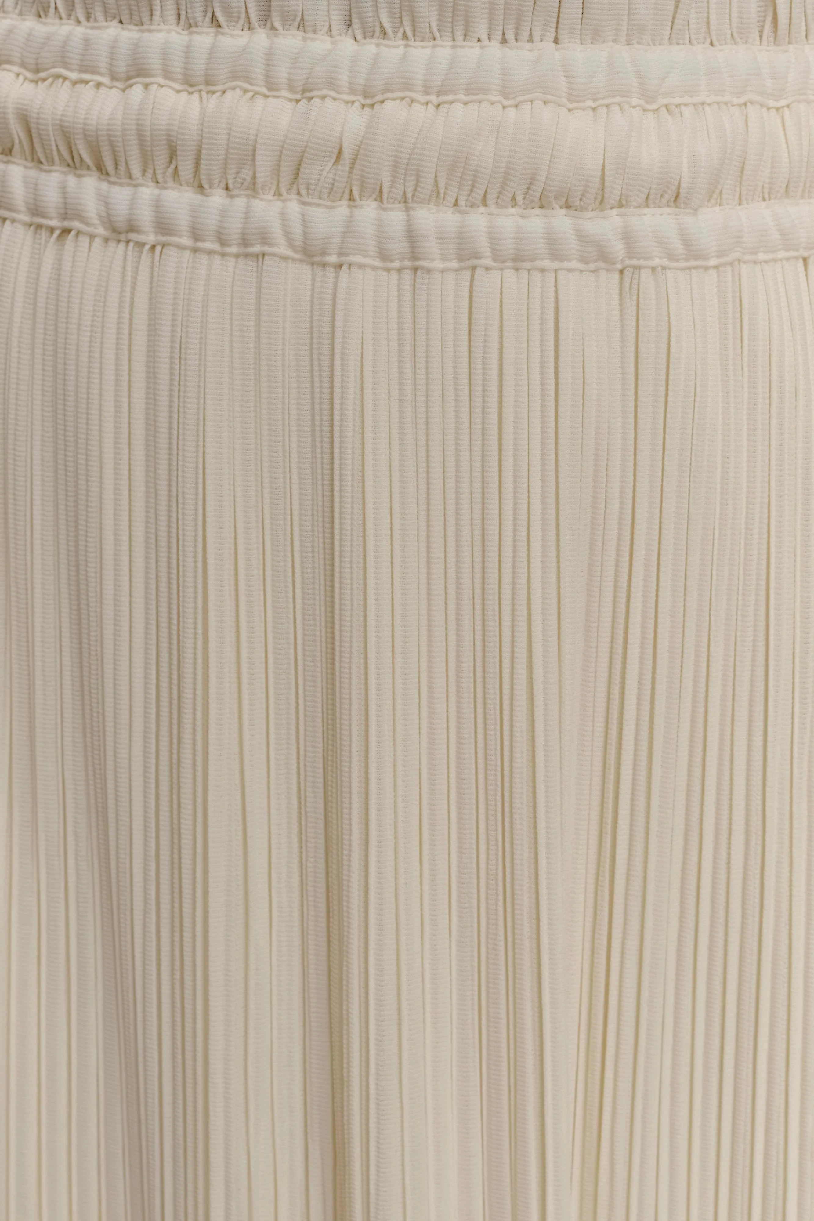 Amaris Gathered Plisse Maxi Skirt Lemon