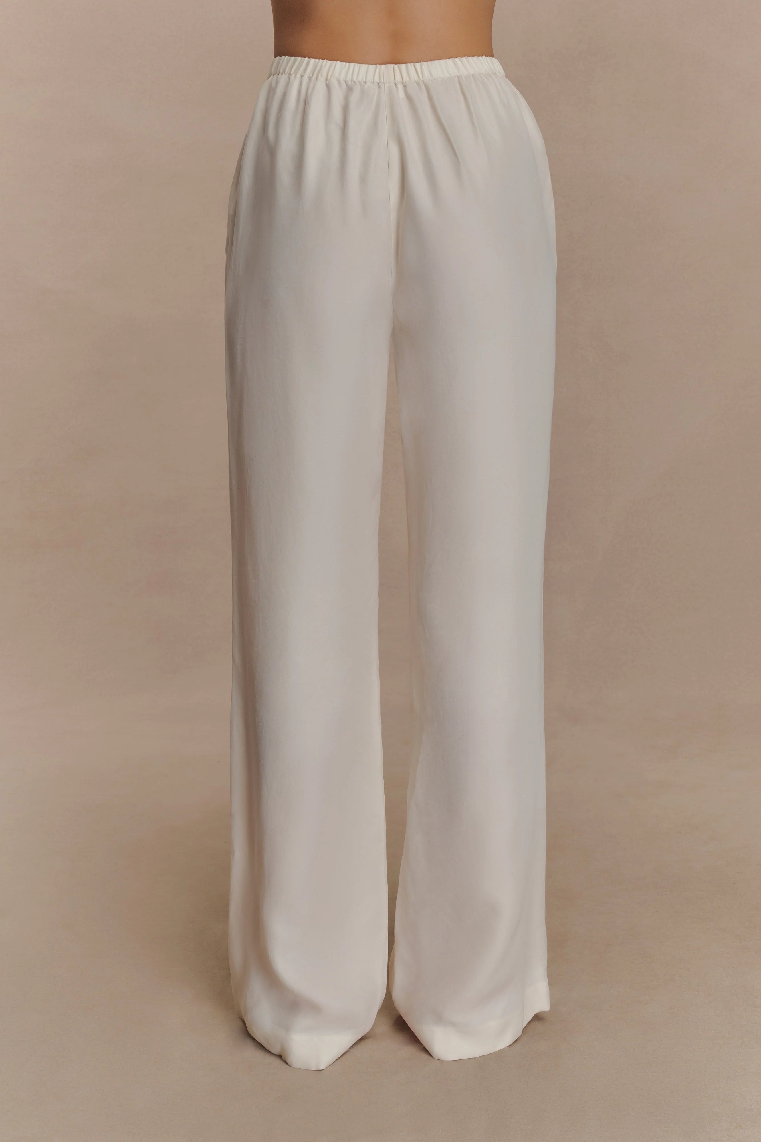 Violeta Straight Leg Pant Ivory