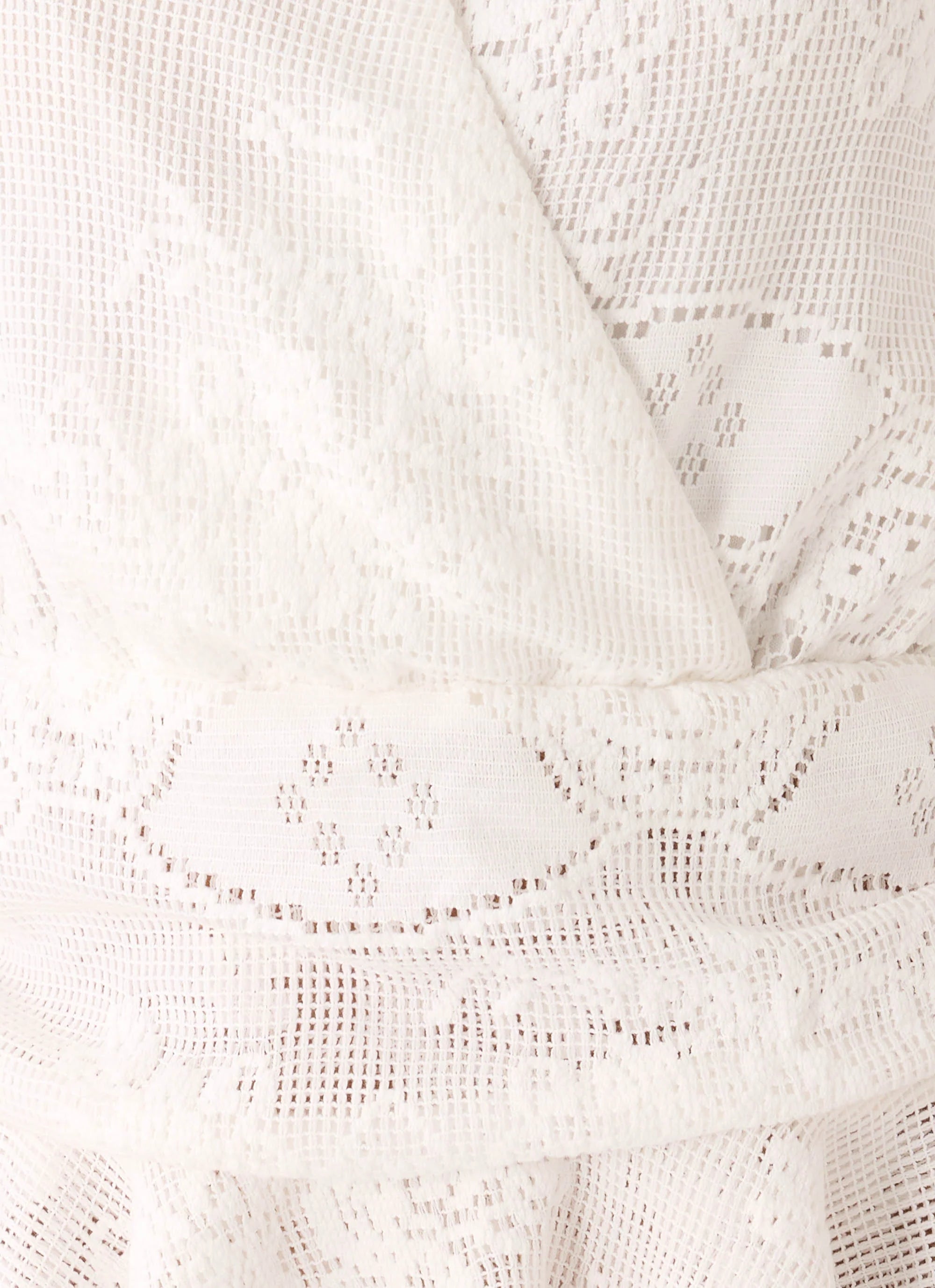 Jovanna Lace Mini Dress White