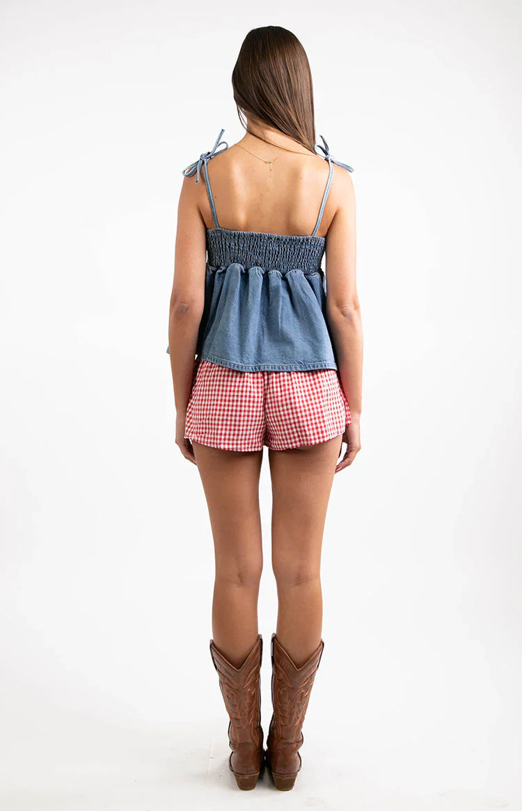 Ethel Blue Denim Top