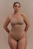 Saria High Waist Shapewear Briefs Latte