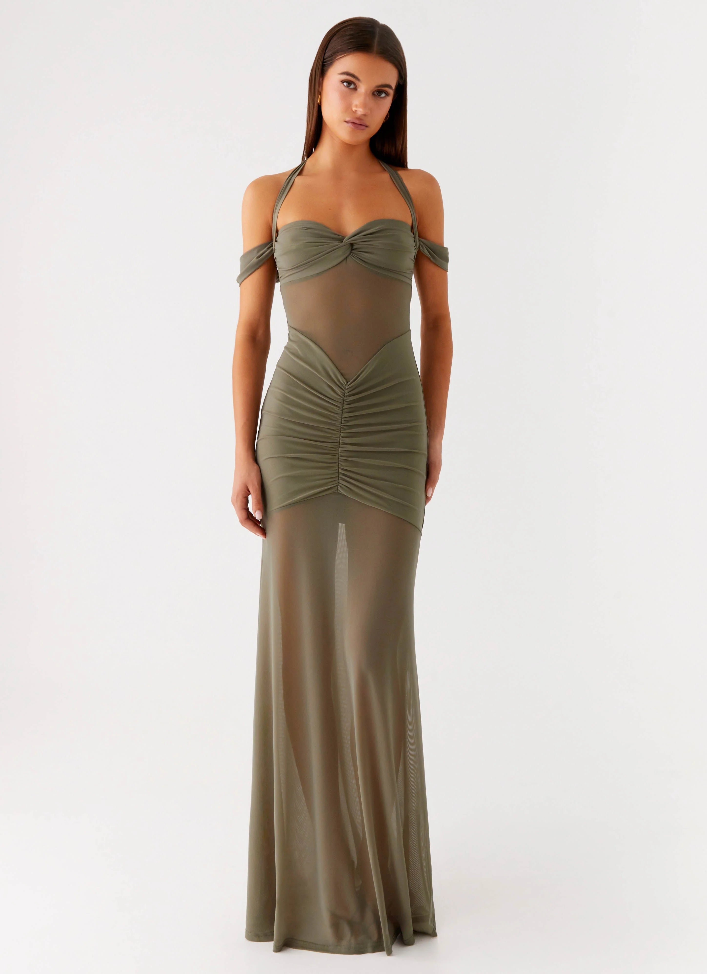 Ivy Lane Maxi Dress Olive