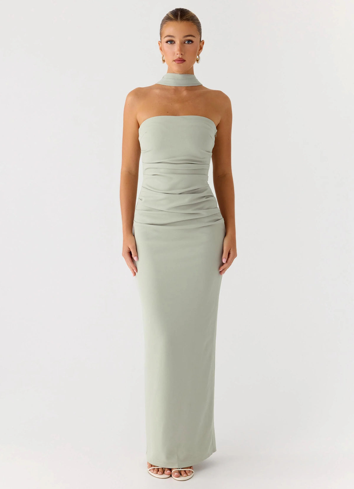 Libra Maxi Dress Pastel Sage