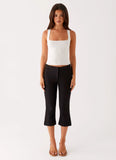 Rue Capri Pants Black