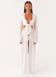 Coastal Maxi Dress White