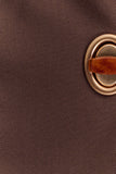 Max Cinched Waist Blazer - Chocolate