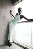 Elyna Slinky Halter Maxi Dress - Lagoon