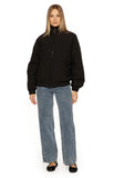 Ace Black Oversized Puffer Jacket
