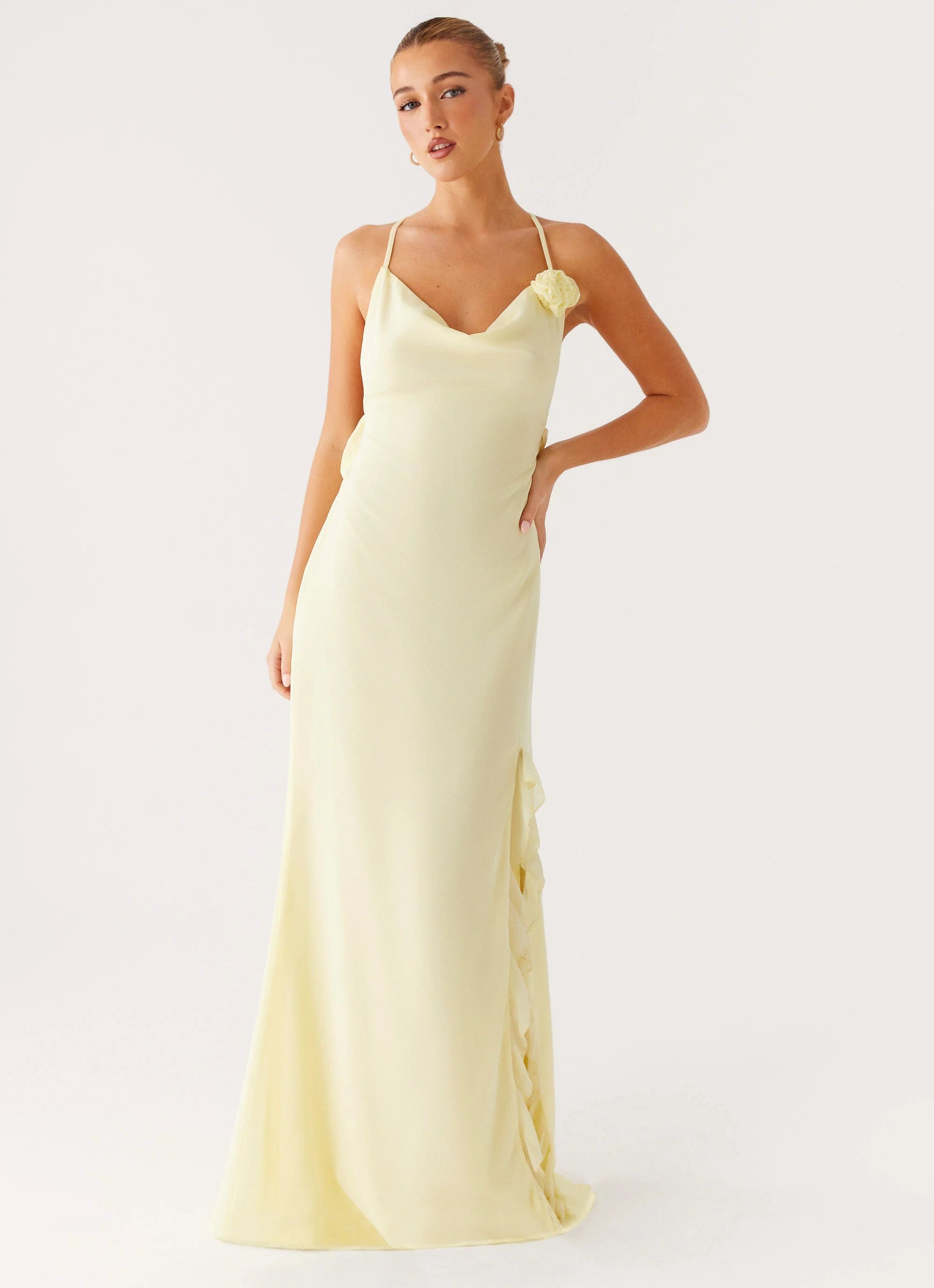First Class Maxi Dress Yellow