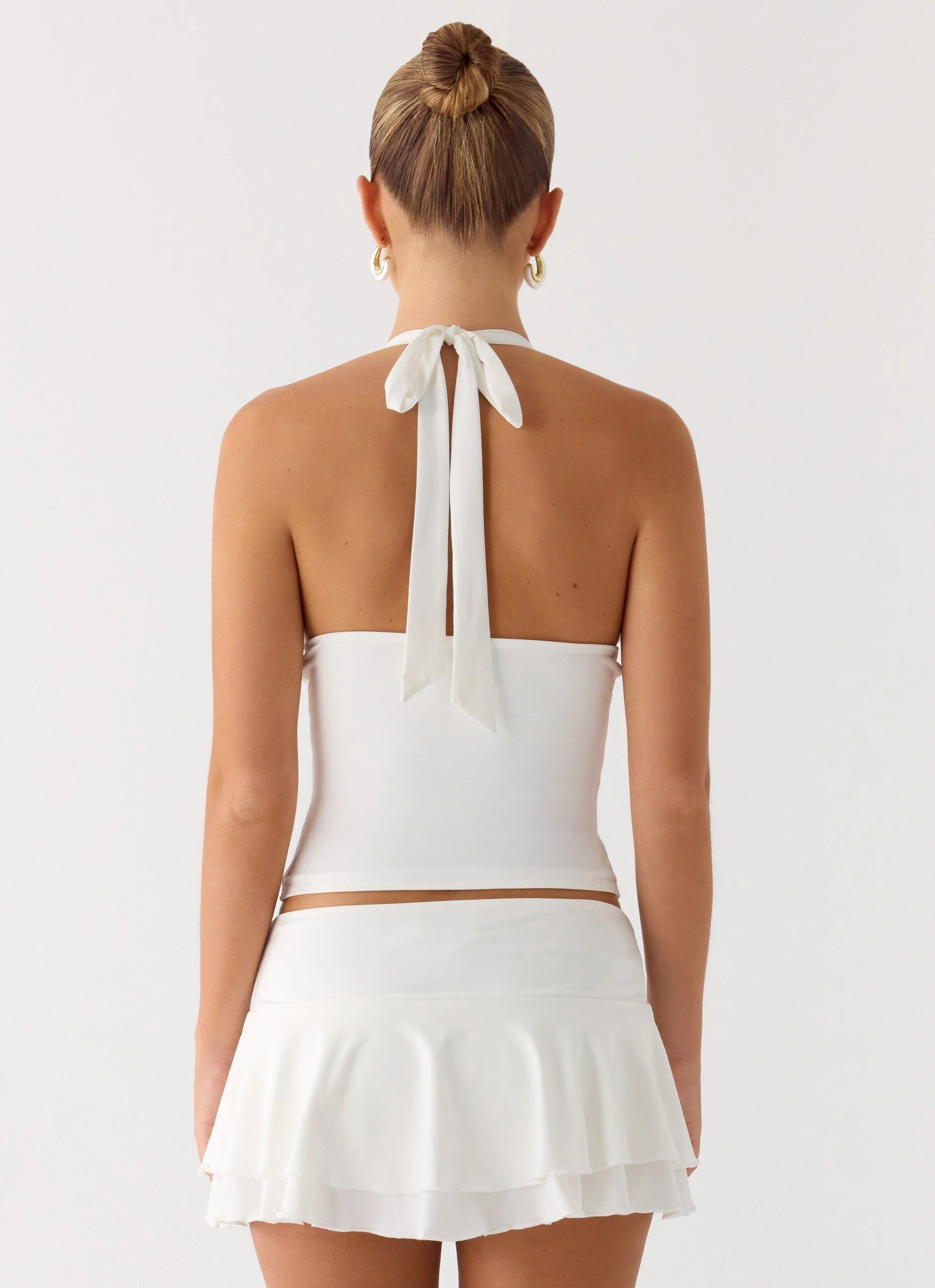 Illuminate Halter Top White