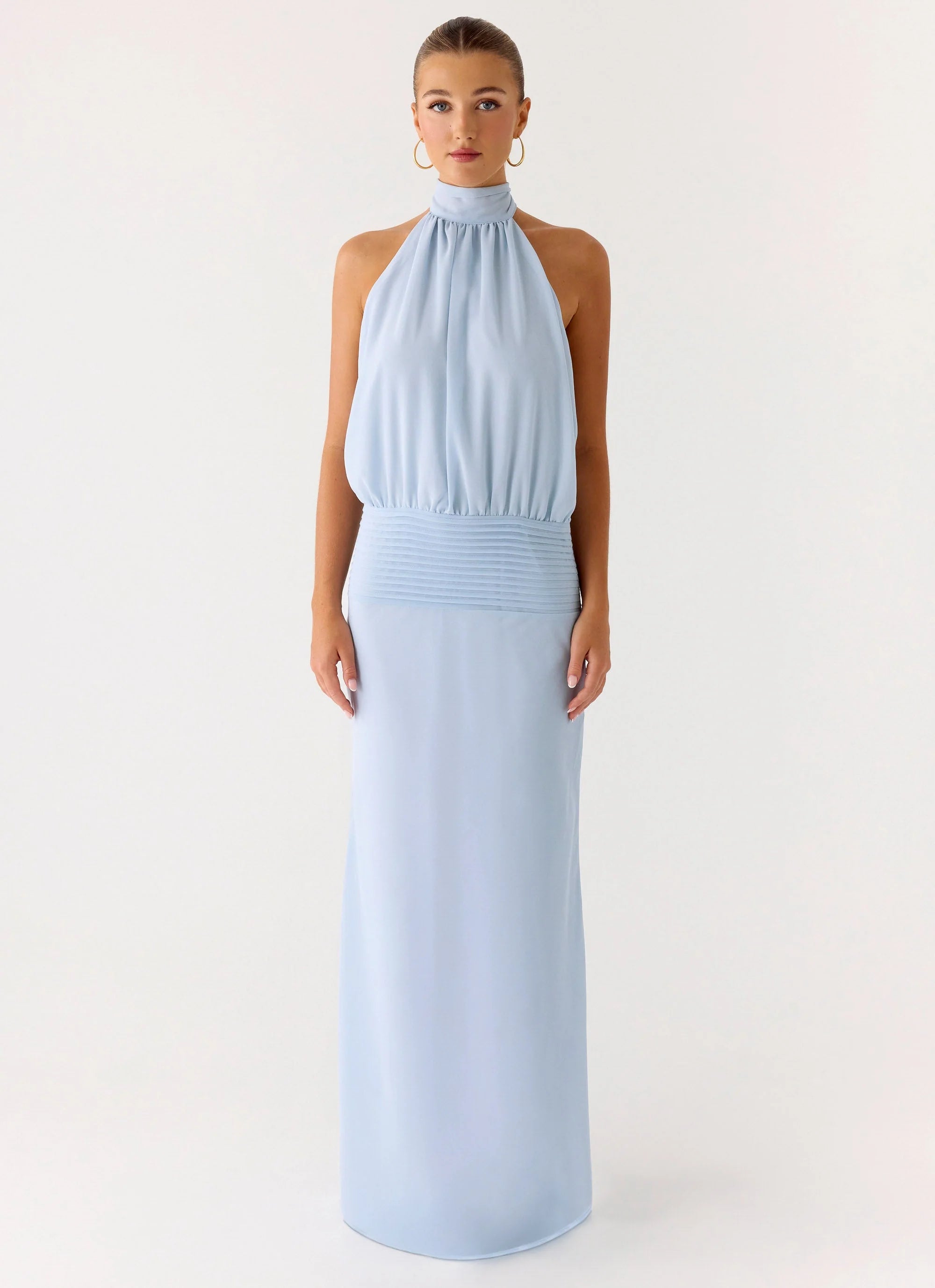 Lalia Maxi Dress Pale Blue
