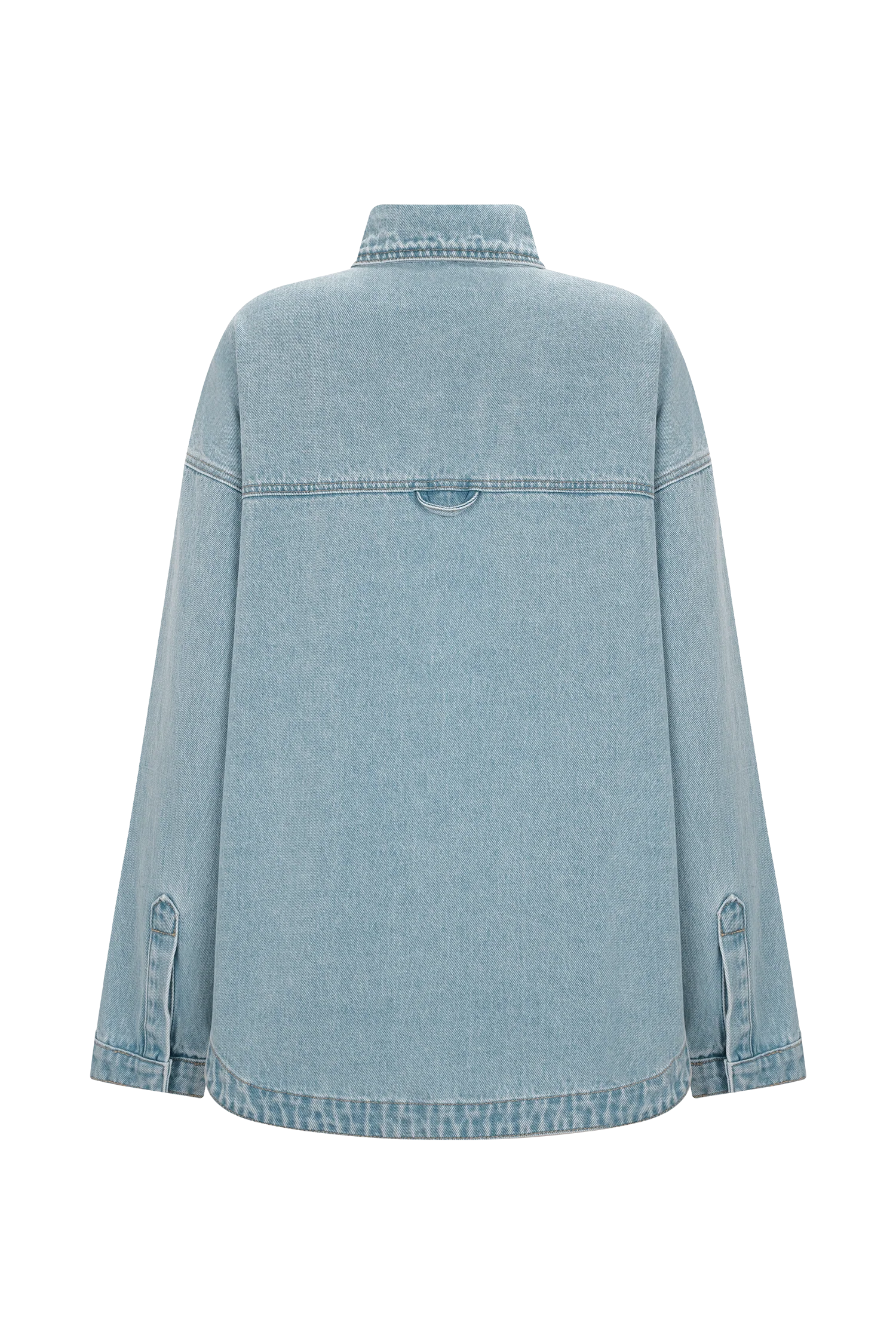 Lioda Oversized Denim Shirt 80S Blue