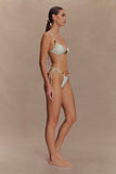 Memphis Beaded Bikini Top - Mint