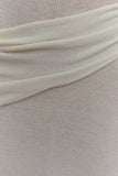 Alexius One Shoulder Knit Maxi Dress - Ivory