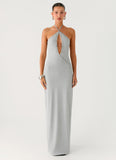 Off The Bass Maxi Dress Grey