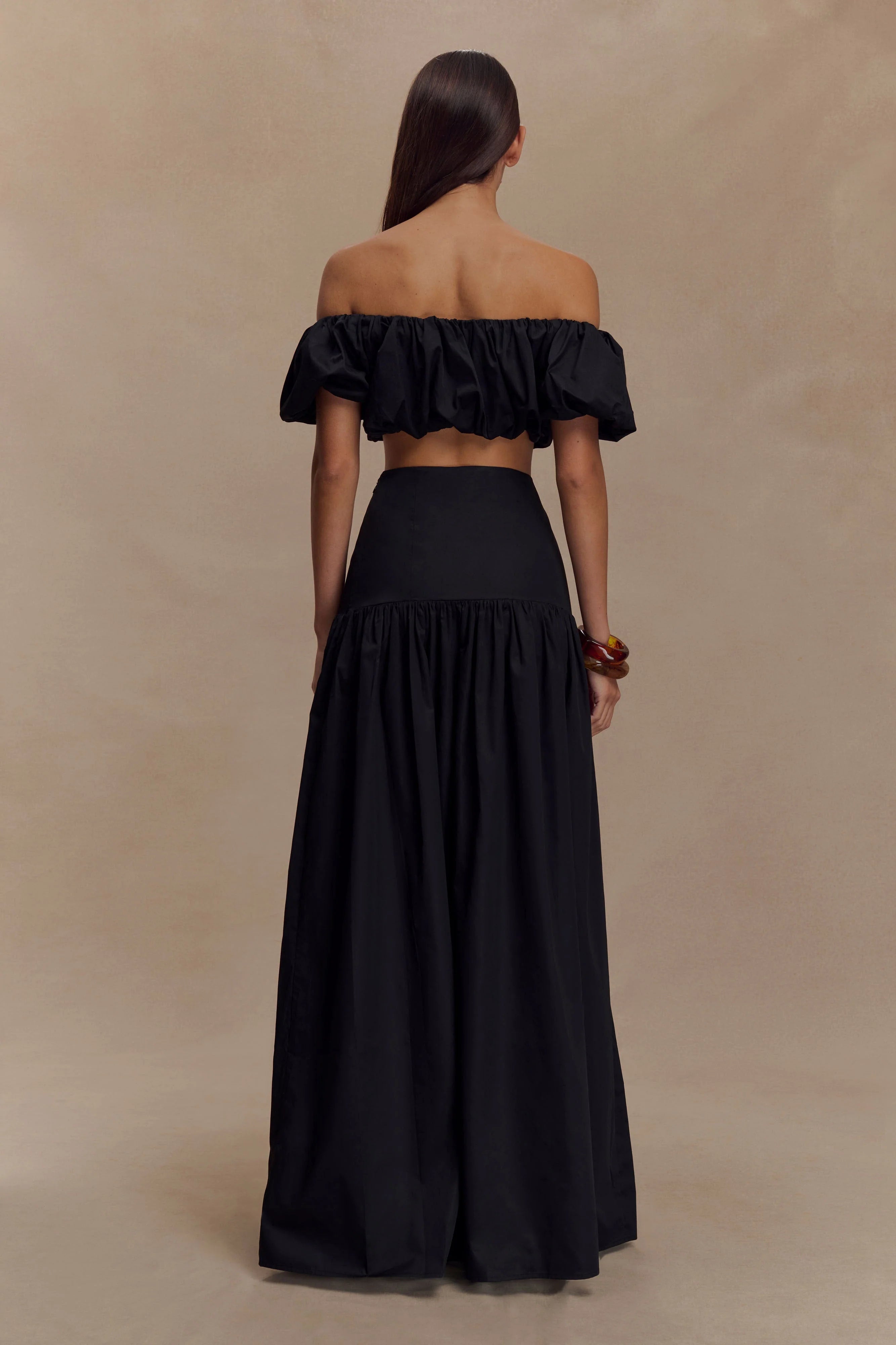 Autumn Maxi Skirt Black