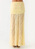 Farruko Jacquard Maxi Skirt Butter
