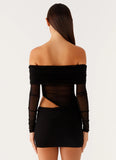 No Doubt Mini Dress Black