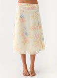Valley Midi Skirt Spring Meadow