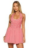 Robin Red Gingham Halter Playsuit