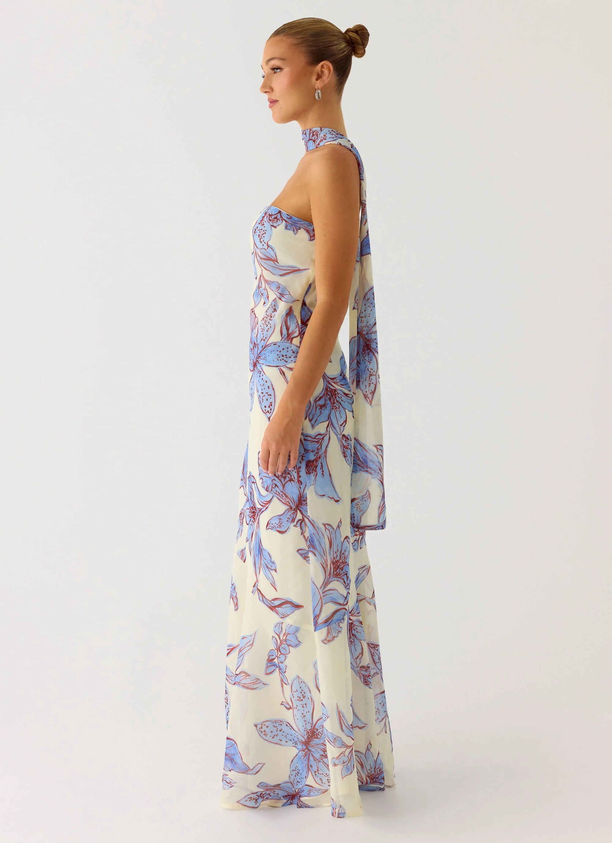 Under The Pagoda Maxi Dress Violet Blossom