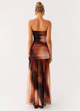 Savaya Maxi Dress Black Gradient