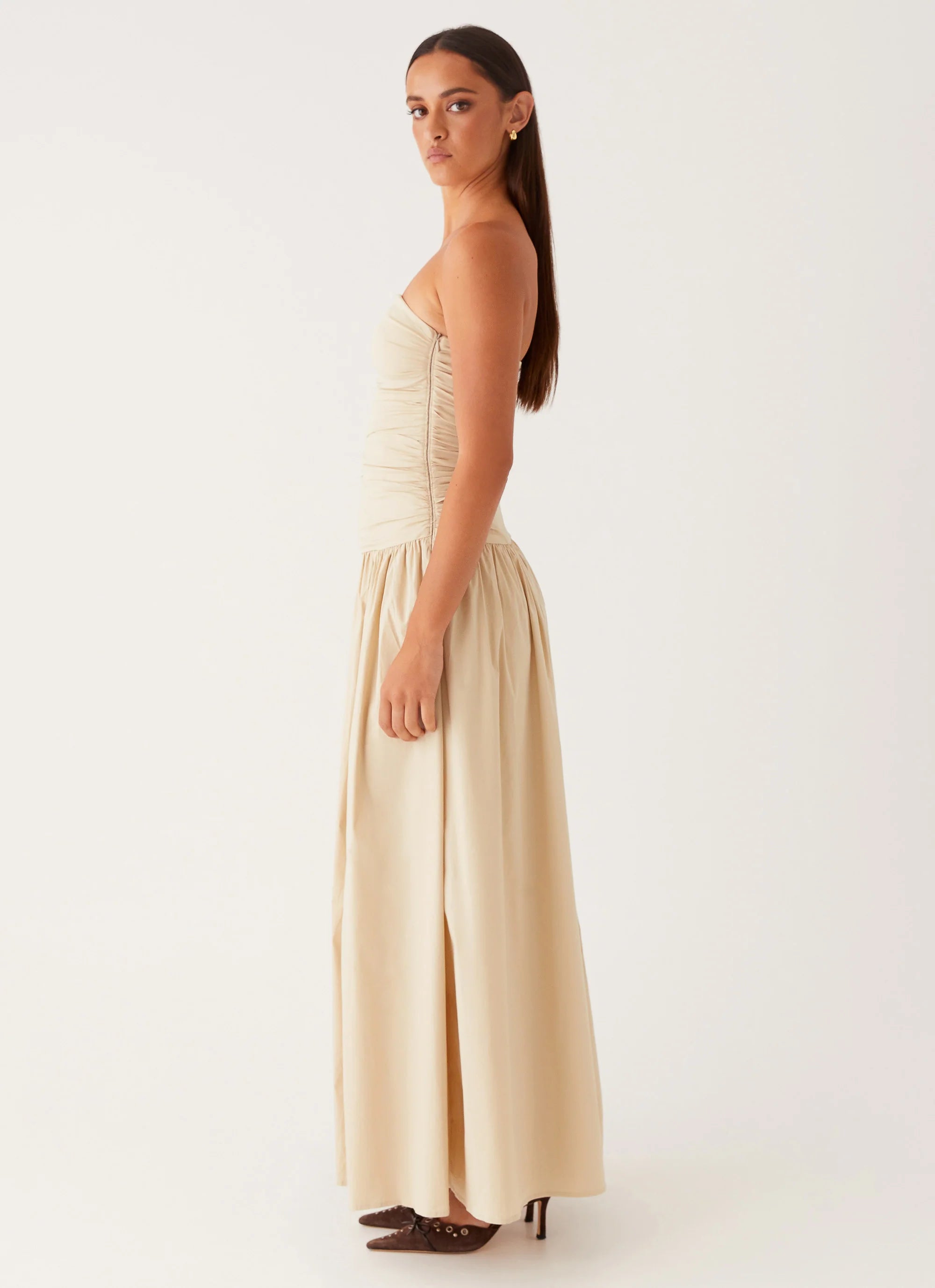 Carmel Maxi Dress Ivory