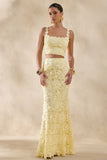 Esmara Lemon Lace Maxi Skirt