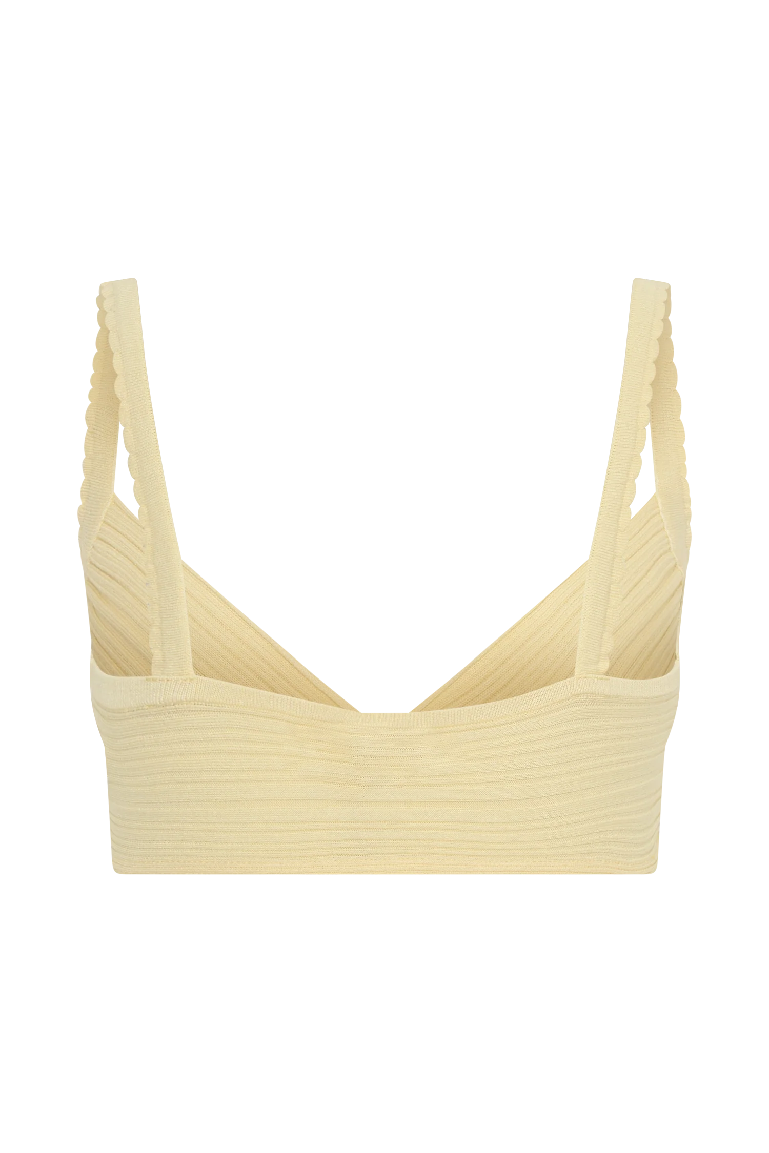 Coleene Pointelle Knit Top Lemon