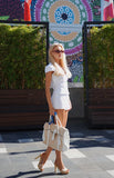 Floyd White Collar Top