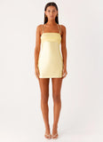 Belize Mini Dress Lemon
