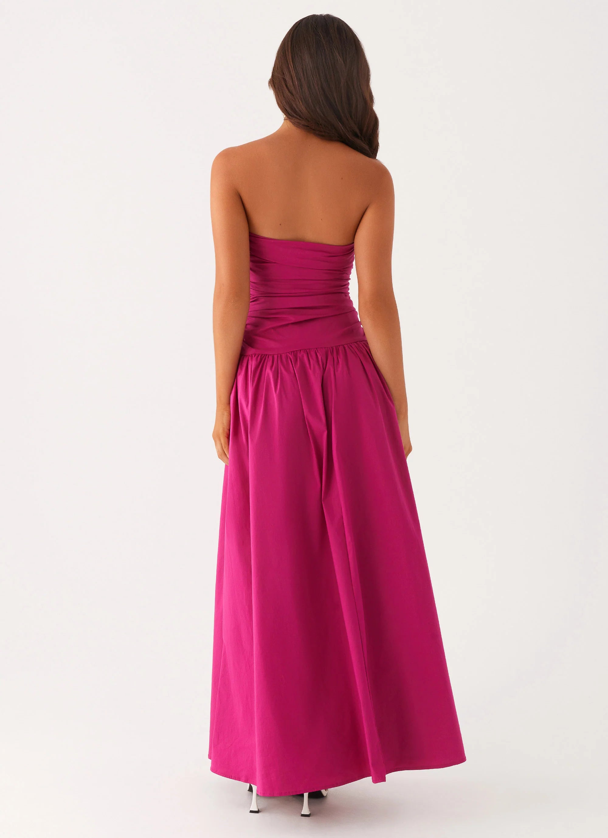 Carmel Maxi Dress Fuchsia