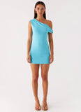 Island Time Mini Dress Turquoise