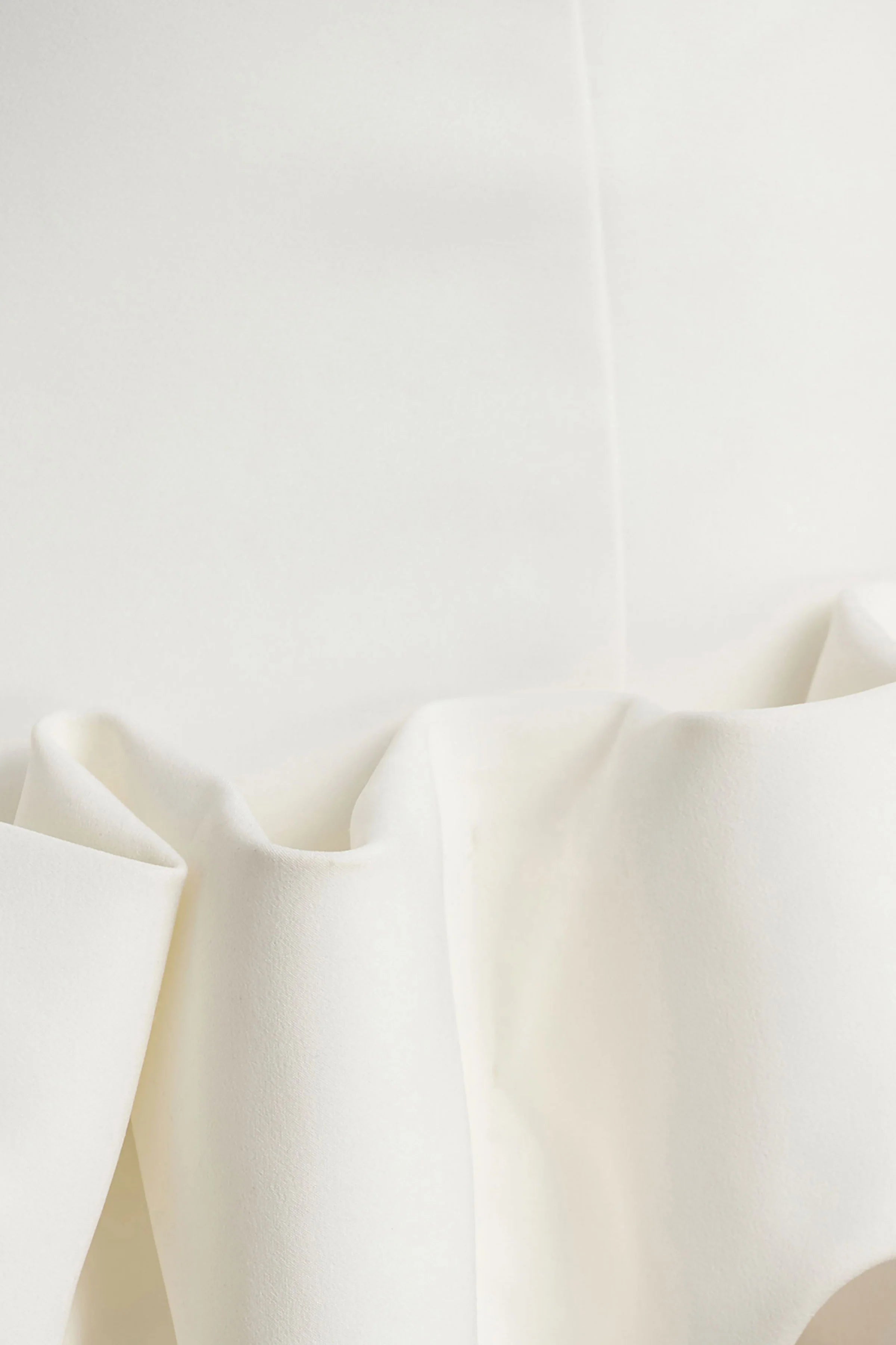 Geneve White Halter Neck Mini Dress With Ruffled Trim