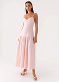 Found You Midi Dress Pink