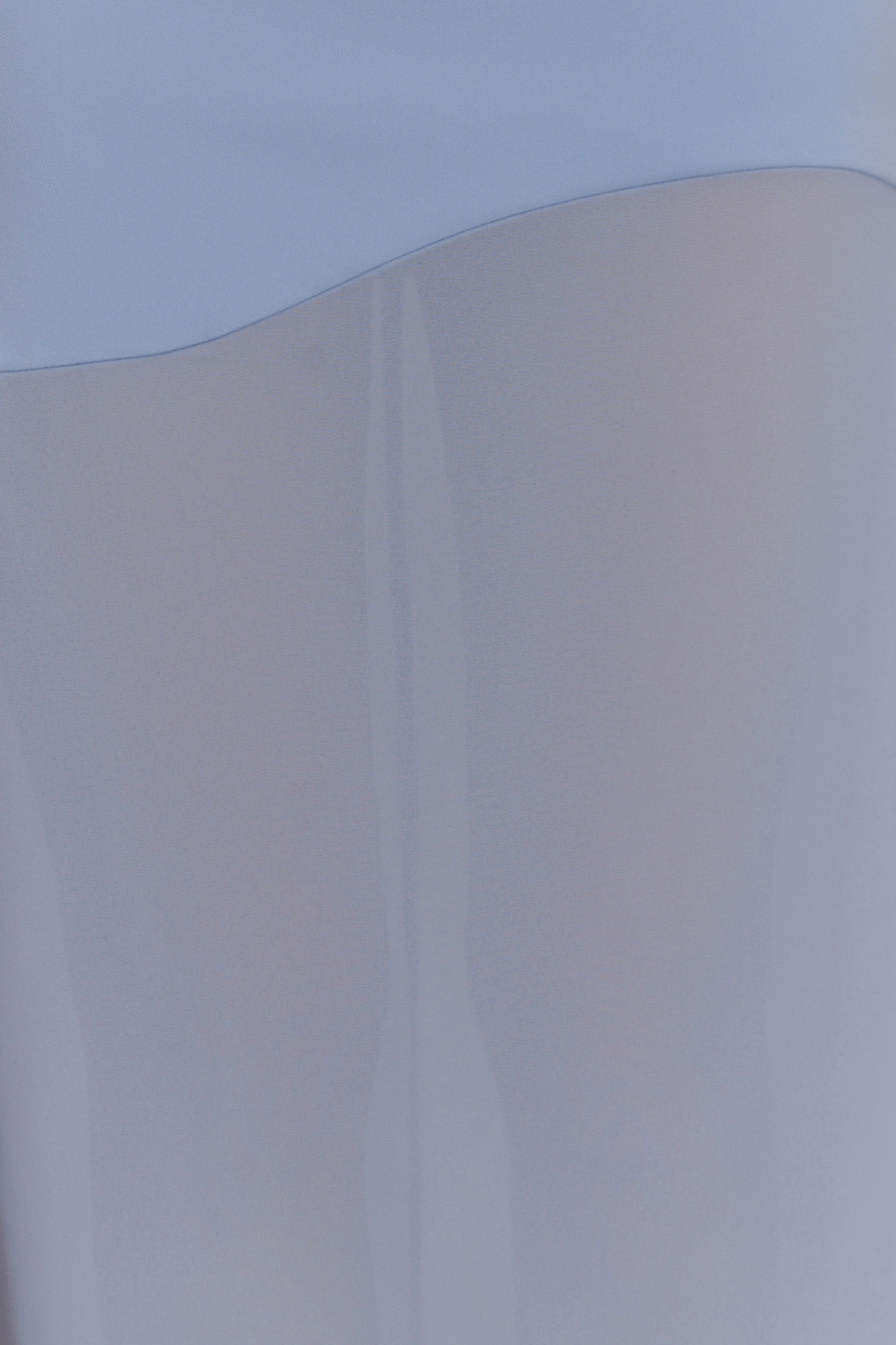 Mason Crepe And Chiffon Maxi Dress Powder Blue