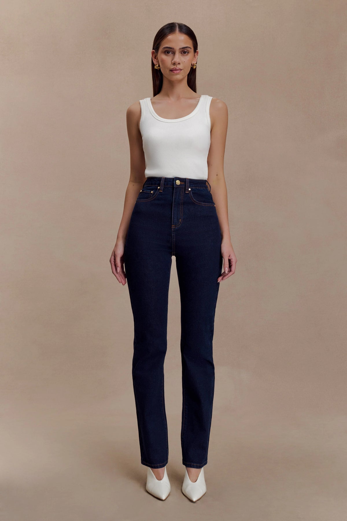 Janessa Skinny Denim Jeans Indigo Blue