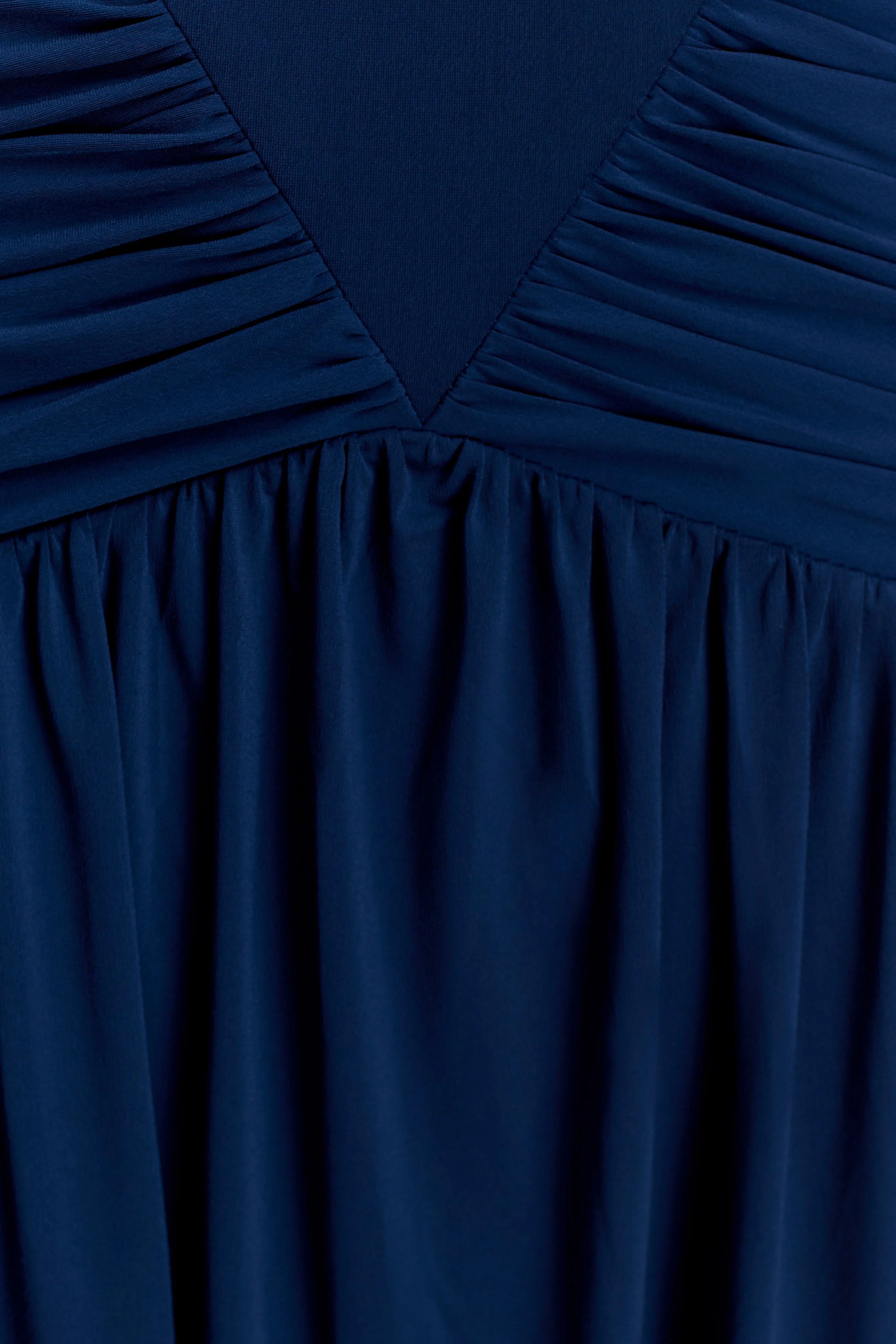 Emory Jersey Cape Maxi Dress Navy