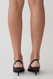 Mai Sling Back Thong Heel Black