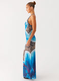 Sandy Siren Maxi Dress Cheetah Floral