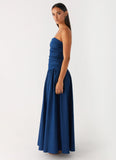 Carmel Denim Maxi Dress Indigo