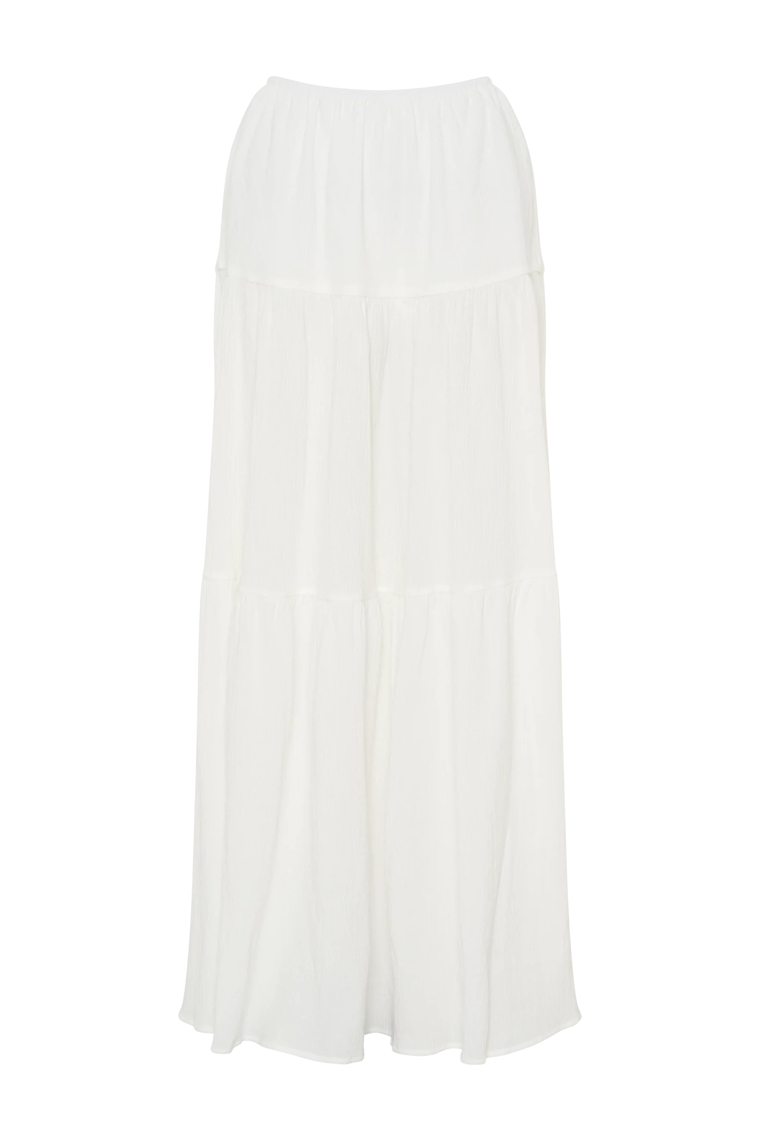 Jacinda Cotton Maxi Skirt White