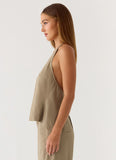 Ingrid Top Sand Brown