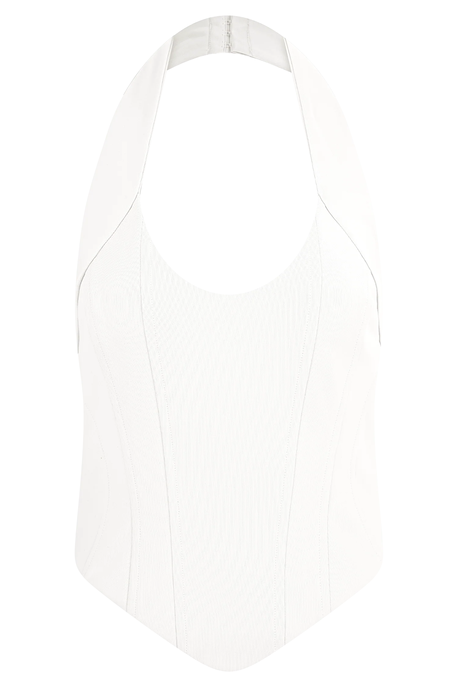 Meadow Corset Halter Top White