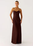 Joanie Maxi Dress Chocolate