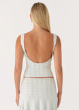 Suns Out Tank Top Vintage Stripe