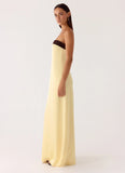 Jiana Maxi Dress Baby Yellow